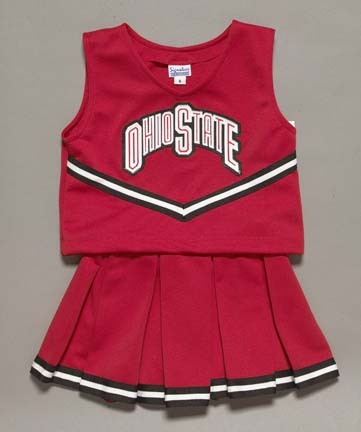 Ohio State Buckeyes Cheerdreamer Young Girls Cheerleader Uniform