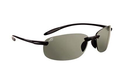 Nuvino Polar PhD&#153; Sport Collection Sunglasses (Shiny Black Frame and Polar PhD&#153; CPG Lenses) from Seren