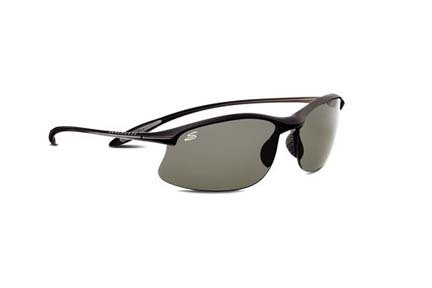 Maestrale Polar PhD™ Sport Collection Sunglasses (Satin Black Frame and Polar PhD™ CPG Lenses) from Se