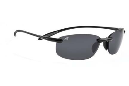 Nuvola Polar PhD&#153; Sport Collection Sunglasses (Shiny Black Frame and Polar PhD&#153; CPG Lenses) from Seren