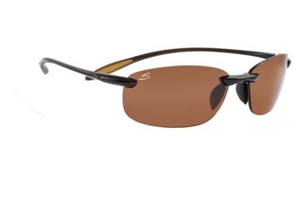 Nuvola Polar PhD&#153; Sport Collection Sunglasses (Shiny Brown Frame and Polar PhD&#153; Drivers Lenses) from S