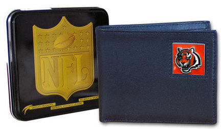 Cincinnati Bengals Leather Bi-fold Wallet