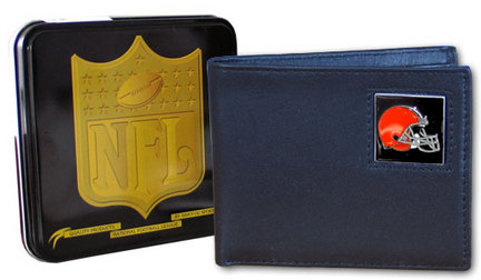 Cleveland Browns Leather Bi-fold Wallet