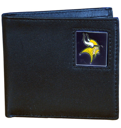 Minnesota Vikings Leather Bi-fold Wallet