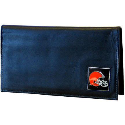 Cleveland Browns Leather Checkbook Cover