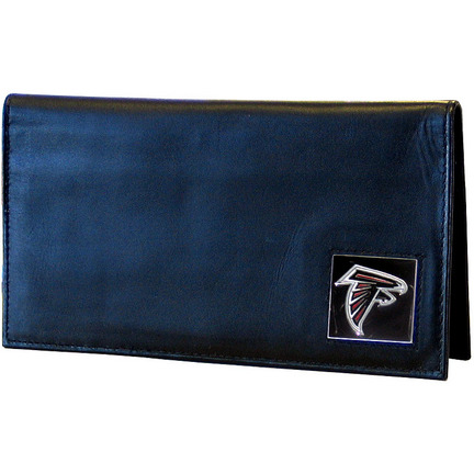 Atlanta Falcons Leather Checkbook Cover