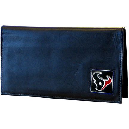 Houston Texans Leather Checkbook Cover