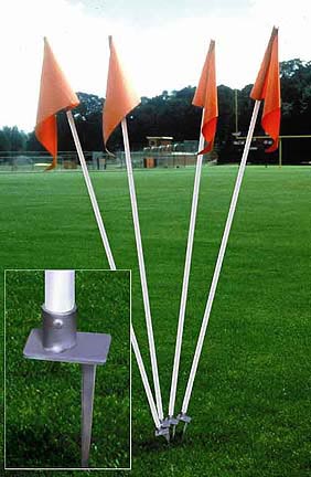 Step Down Soccer Field Corner Flag - Set of 4