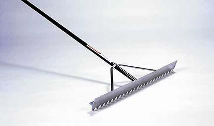 Aluminum Lute Rake - 24" Head