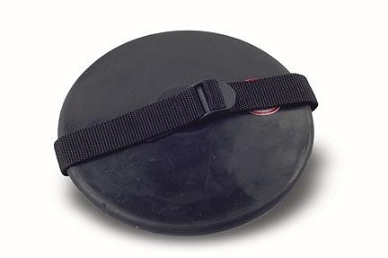 2 Kilo High School Rubber Training Discus with Hand Strap