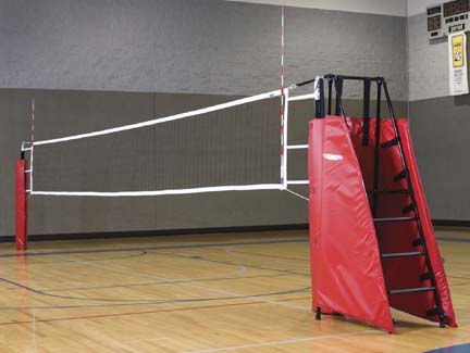 3 1/2" Aluminum Power Volleyball Game Standards and Net