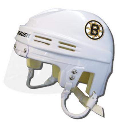 Boston Bruins Official NHL Mini Player Helmet (White)