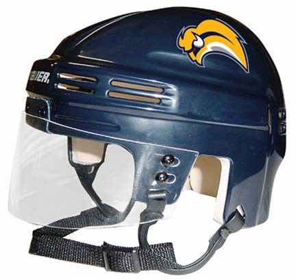 Buffalo Sabres Official NHL Mini Player Helmet (Navy)