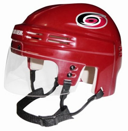 Carolina Hurricanes NHL Authentic Mini Hockey Helmet from Bauer (Red)
