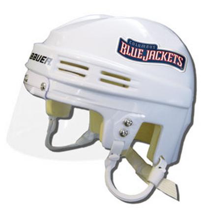 Columbus Blue Jackets Official NHL Mini Player Helmet (White)