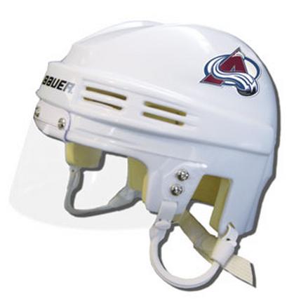 Colorado Avalanche Official NHL Mini Player Helmet (White)