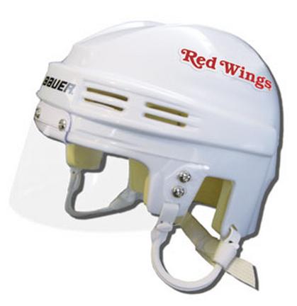 Detroit Red Wings Official NHL Mini Player Helmet (White)