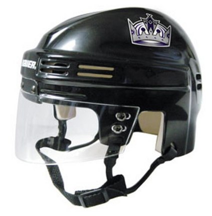 Los Angeles Kings NHL Authentic Mini Hockey Helmet from Bauer (Black)