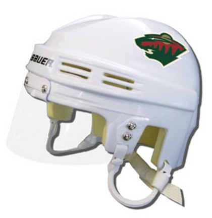 Minnesota Wild NHL Authentic Mini Hockey Helmet from Bauer (White)
