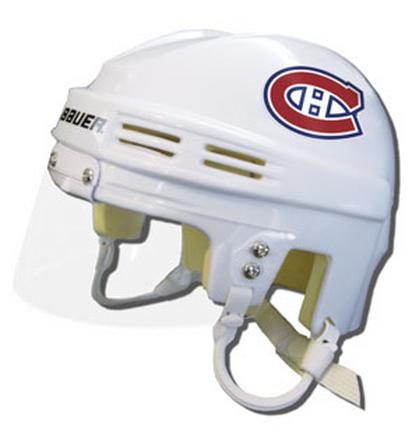 Montreal Canadiens Official NHL Mini Player Helmet (White)