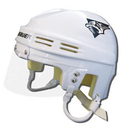 Nashville Predators Official NHL Mini Player Helmet (White)