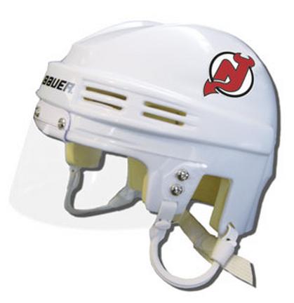 New Jersey Devils Official NHL Mini Player Helmet (White)
