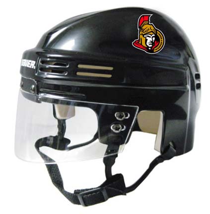 Ottawa Senators NHL Authentic Mini Hockey Helmet from Bauer (Black)