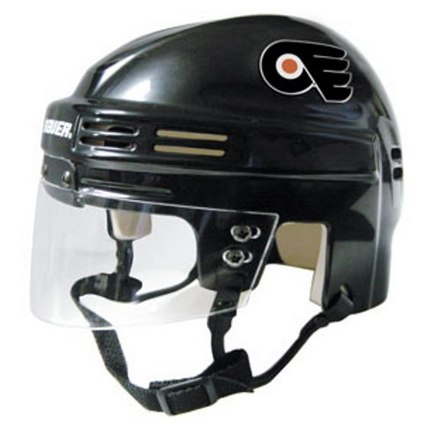 Philadelphia Flyers NHL Authentic Mini Hockey Helmet from Bauer (Black)