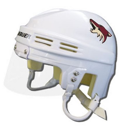 Phoenix Coyotes NHL Authentic Mini Hockey Helmet from Bauer (White)