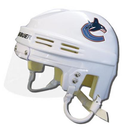 Vancouver Canucks Official NHL Mini Player Helmet (White)