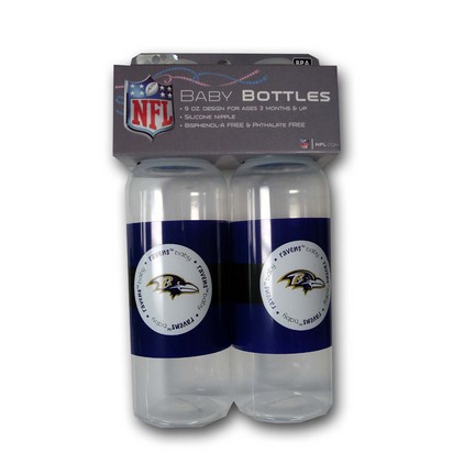 Baltimore Ravens Baby Fanatic Baby Bottles (2 Pack)