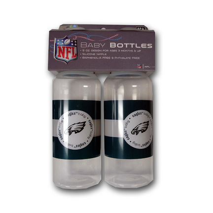Philadelphia Eagles Baby Fanatic Baby Bottles (2 Pack)