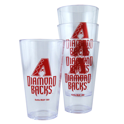 Arizona Diamondbacks Boelter Plastic Pint Cups (Set of 4)