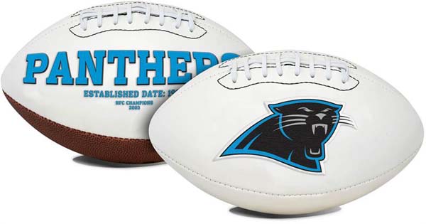 Carolina Panthers Signature Series Full Size Football