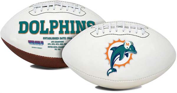 Miami Dolphins Signature Series Full Size Football