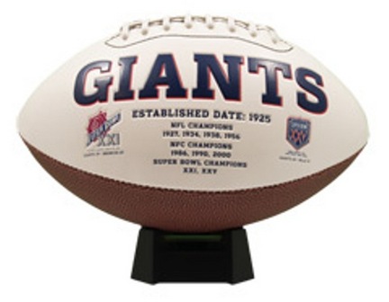 New York Giants Signature Series Full Size Football