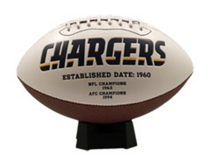 San Diego Chargers Signature Series Full Size Football