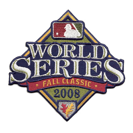 2008 World Series MLB Logo Patch