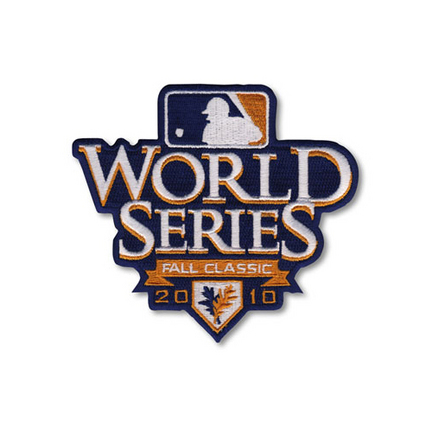 2010 World Series MLB Logo Patch