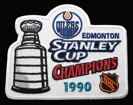 Edmonton Oilers 1990 NHL Stanley Cup Champions Patch