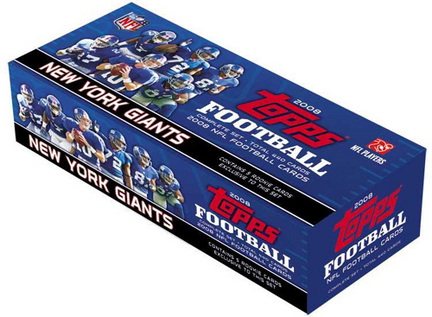 New York Giants 2008 Topps NFL Complete Factory Set (440 cards)