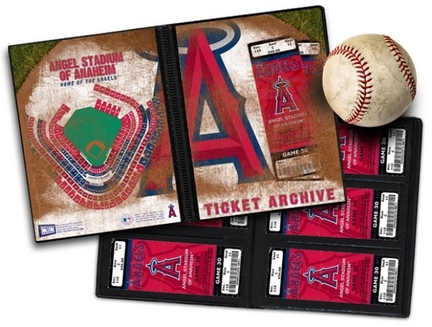 Los Angeles Angels of Anaheim Ticket Album (Holds 96 Tickets)