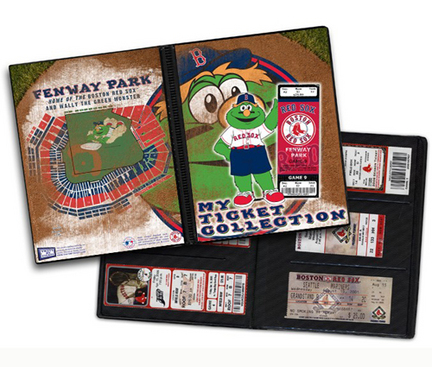 Boston Red Sox Mascot Ticket Album (Holds 96 Tickets)