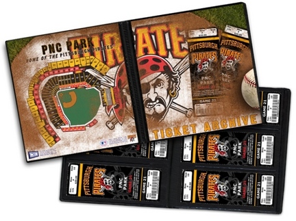 Pittsburgh Pirates Ticket Album (Holds 96 Tickets)