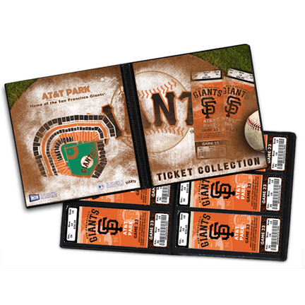 San Francisco Giants Ticket Album (Holds 96 Tickets)