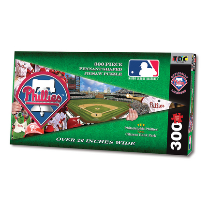 Philadelphia Phillies MLB Pennant Shaped Puzzle