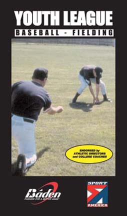 Youth League:  Fielding - Baseball Training Video (VHS)