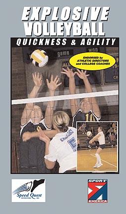 Explosive Volleyball - Quickness and Agility Volleyball Training Video (VHS)