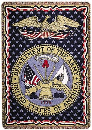 United States Army 50" x 70" Three Layer Throw Blanket From Simply Home