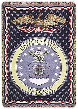 United States Air Force 50" x 70" Three Layer Throw Blanket From Simply Home
